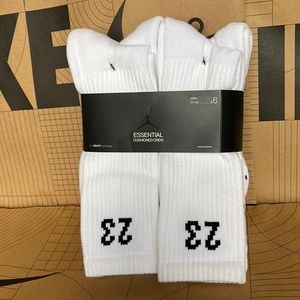 Jordan Essential Cushioned Crew 6 pairs socks set